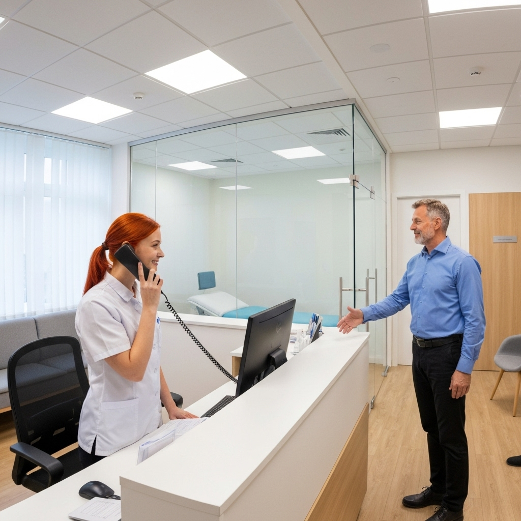 Modern Medical Clinic Reception